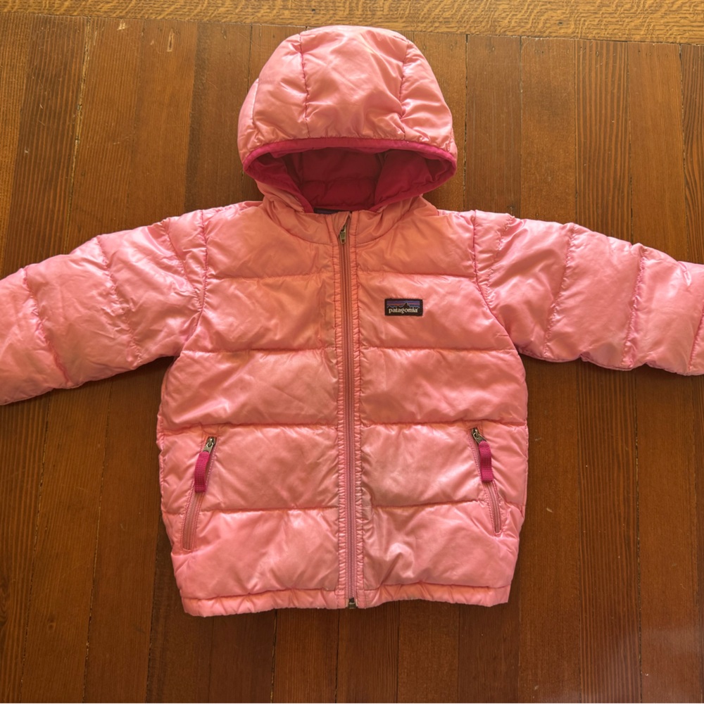 Patagonia Girls Pink Puffer Jacket (2T)